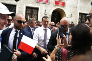 19.08.2018 Sandomierz. Wizyta premiera Mateusza Morawieckiego / Jarosław Kubalski / Radio Kielce