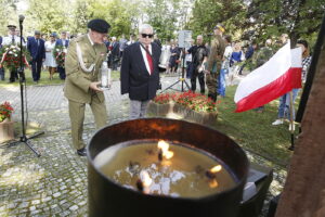 01.09.2018 Kielce. Uroczystości przy grobie prezydenta Stefana Artwińskiego z okazji 79. rocznicy wybuchu II wojny światowej / Jarosław Kubalski / Radio Kielce