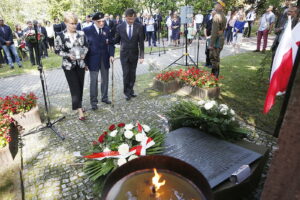 01.09.2018 Kielce. Uroczystości przy grobie prezydenta Stefana Artwińskiego z okazji 79. rocznicy wybuchu II wojny światowej / Jarosław Kubalski / Radio Kielce