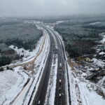 13.12.2018 Droga S7 pomiędzy Brzegami a Mnichowem / Jarosław Kubalski / Radio Kielce