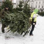 16.12.2018 Kielce. Plac Wolności. Choinki. Handel / Jarosław Kubalski / Radio Kielce