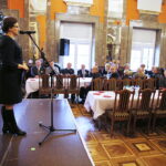 18.12.2018 Kielce. WDK. Spotkanie wigilijne Agaty Wojtyszek z przedstawicielami środowisk kombatanckich oraz działaczami opozycji antykomunistycznej z regionu świętokrzyskiego / Jarosław Kubalski / Radio Kielce