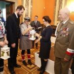 18.12.2018 Kielce. WDK. Spotkanie wigilijne Agaty Wojtyszek z przedstawicielami środowisk kombatanckich oraz działaczami opozycji antykomunistycznej z regionu świętokrzyskiego / Jarosław Kubalski / Radio Kielce