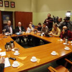 18.12.2018 Kielce. Konferencja w urzędzie miasta dotycząca lokalizacji nowej siedziby Narodowego Funduszu Zdrowia / Jarosław Kubalski / Radio Kielce