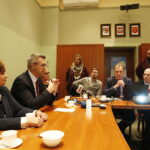 18.12.2018 Kielce. Konferencja w urzędzie miasta dotycząca lokalizacji nowej siedziby Narodowego Funduszu Zdrowia / Jarosław Kubalski / Radio Kielce