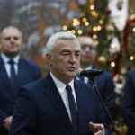 20.12.2018 Kielce. Wigilia w  Centrum Przygotowań do Misji Zagranicznych na Bukówce. Marszałek Andrzej Bętkowski / Jarosław Kubalski / Radio Kielce