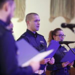 29.12.2018 Kielce. Kościół św. Stanisława Biskupa Męczennika. Świętokrzyski Festiwal Kolęd i Pastorałek. Kolęda Policyjna i policjanci / Jarosław Kubalski / Radio Kielce