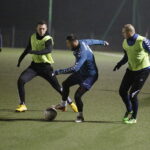 30.12.2018 Kielce. Sylwestrowy Turniej Piłki Nożnej imienia Jerzego Wójcika. Mecz Uroczysko Przyjaciele Krzysztofa Retlikowskiego - Foksdrob / Jarosław Kubalski / Radio Kielce