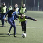 30.12.2018 Kielce. Sylwestrowy Turniej Piłki Nożnej imienia Jerzego Wójcika. Mecz Uroczysko Przyjaciele Krzysztofa Retlikowskiego - Foksdrob / Jarosław Kubalski / Radio Kielce