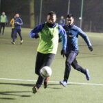 30.12.2018 Kielce. Sylwestrowy Turniej Piłki Nożnej imienia Jerzego Wójcika. Mecz Uroczysko Przyjaciele Krzysztofa Retlikowskiego - Foksdrob / Jarosław Kubalski / Radio Kielce