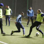 30.12.2018 Kielce. Sylwestrowy Turniej Piłki Nożnej imienia Jerzego Wójcika. Mecz Uroczysko Przyjaciele Krzysztofa Retlikowskiego - Foksdrob / Jarosław Kubalski / Radio Kielce