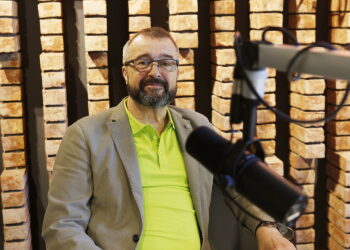 03.07.2018 Radio Kielce. Bogdan Białek, prezes Stowarzyszenia im. Jana Karskiego / Jarosław Kubalski / Radio Kielce