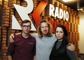 26.11.2018 Radio Kielce. Pokolenie M. Michał Kita, Wiktor Franko i Monika Miller / Jarosław Kubalski / Radio Kielce