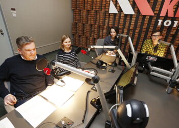 03.12.2018 Radio Kielce. Pokolenie M. Dr Tomasz Chrząstek , Karolina Malicka, Monika Miller i Michał Kita / Jarosław Kubalski / Radio Kielce