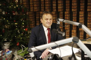 13.12.2018 Radio Kielce. Starosta Mirosław Gębski / Jarosław Kubalski / Radio Kielce