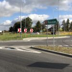 Oficjalne oddanie do użytku turbinowego ronda w Lipniku / Grażyna Szlęzak-Wójcik / Radio Kielce