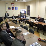 Konferencja dotycząca odkrycia paleontologicznego w gminie Łagów. / Marzena Mąkosa / Radio Kielce