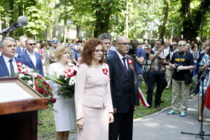 Obchody 227. rocznicy uchwalenia Konstytucji 3 Maja w parku im. Stanisława Staszica / Marzena Mąkosa / Radio Kielce