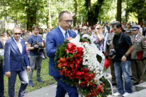 Obchody 227. rocznicy uchwalenia Konstytucji 3 Maja w parku im. Stanisława Staszica / Marzena Mąkosa / Radio Kielce