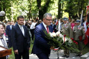 Obchody 227. rocznicy uchwalenia Konstytucji 3 Maja w parku im. Stanisława Staszica / Marzena Mąkosa / Radio Kielce