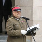 Odsłonięcie tablicy poświęconej żołnierzom 13. Pułku Ułanów Wileńskich na murach Wojewódzkiego Domu Kultury / Marzena Mąkosa / Radio Kielce