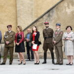 Odsłonięcie tablicy poświęconej żołnierzom 13. Pułku Ułanów Wileńskich na murach Wojewódzkiego Domu Kultury / Marzena Mąkosa / Radio Kielce