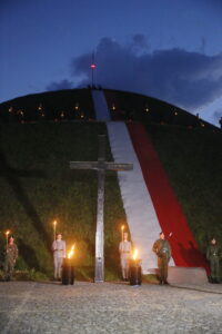 Uroczystości przy Kopcu Niepodległości / Marzena Mąkosa / Radio Kielce