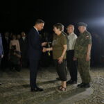 Uroczystości przy Kopcu Niepodległości. Wręczenie wyróżnień przez prezydenta Andrzeja Dudę i Jana Józefa Kasprzyka - szefa Urzędu do Spraw Kombatantów i Osób Represjonowanych / Marzena Mąkosa / Radio Kielce