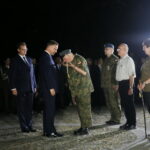 Uroczystości przy Kopcu Niepodległości. Wręczenie wyróżnień przez prezydenta Andrzeja Dudę i Jana Józefa Kasprzyka - szefa Urzędu do Spraw Kombatantów i Osób Represjonowanych / Marzena Mąkosa / Radio Kielce