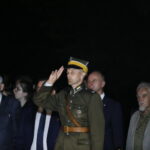 Uroczystości przy Kopcu Niepodległości. Na zdjęciu: Dionizy Krawczyński - komendant Marszu Szlakiem Pierwszej Kompanii Kadrowej / Marzena Mąkosa / Radio Kielce