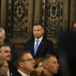 Msza święta w Katedrze Wawelskiej w intencji Ojczyzny i Marszałka Józefa Piłsudskiego oraz jego żołnierzy. Andrzej Duda - prezydent Rzeczypospolitej Polskiej / Marzena Mąkosa / Radio Kielce