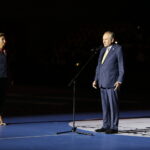 Mistrzostwa Świata w Piłce Ręcznej Kobiet do lat 18 w Kielcach. Prezes ZPRP i PKOl Andrzej Kraśnicki / Marzena Mąkosa / Radio Kielce