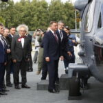 Międzynarodowy Salon Przemysłu Obronnego, Wizyta prezydenta RP, Andrzeja Dudy w Targach Kielce / Marzena Mąkosa / Radio Kielce