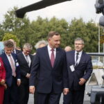 Międzynarodowy Salon Przemysłu Obronnego, Wizyta prezydenta RP, Andrzeja Dudy w Targach Kielce / Marzena Mąkosa / Radio Kielce