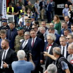 Międzynarodowy Salon Przemysłu Obronnego, Wizyta prezydenta RP, Andrzeja Dudy w Targach Kielce / Marzena Mąkosa / Radio Kielce