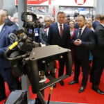 Międzynarodowy Salon Przemysłu Obronnego, Wizyta prezydenta RP, Andrzeja Dudy w Targach Kielce / Marzena Mąkosa / Radio Kielce