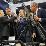 Międzynarodowy Salon Przemysłu Obronnego, Wizyta prezydenta RP, Andrzeja Dudy w Targach Kielce / Marzena Mąkosa / Radio Kielce