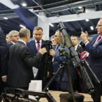 Międzynarodowy Salon Przemysłu Obronnego, Wizyta prezydenta RP, Andrzeja Dudy w Targach Kielce / Marzena Mąkosa / Radio Kielce