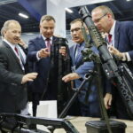 Międzynarodowy Salon Przemysłu Obronnego, Wizyta prezydenta RP, Andrzeja Dudy w Targach Kielce / Marzena Mąkosa / Radio Kielce