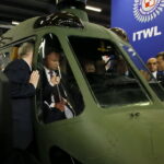 Międzynarodowy Salon Przemysłu Obronnego, Wizyta prezydenta RP, Andrzeja Dudy w Targach Kielce / Marzena Mąkosa / Radio Kielce