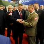 Międzynarodowy Salon Przemysłu Obronnego, Wizyta prezydenta RP, Andrzeja Dudy w Targach Kielce / Marzena Mąkosa / Radio Kielce