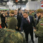 Międzynarodowy Salon Przemysłu Obronnego, Wizyta prezydenta RP, Andrzeja Dudy w Targach Kielce / Marzena Mąkosa / Radio Kielce