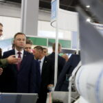 Międzynarodowy Salon Przemysłu Obronnego, Wizyta prezydenta RP, Andrzeja Dudy w Targach Kielce / Marzena Mąkosa / Radio Kielce