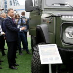 Międzynarodowy Salon Przemysłu Obronnego, Wizyta prezydenta RP, Andrzeja Dudy w Targach Kielce / Marzena Mąkosa / Radio Kielce