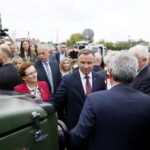 Międzynarodowy Salon Przemysłu Obronnego, Wizyta prezydenta RP, Andrzeja Dudy w Targach Kielce.  / Marzena Mąkosa / Radio Kielce