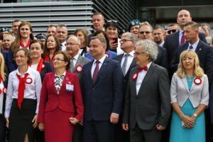 Międzynarodowy Salon Przemysłu Obronnego, Wizyta prezydenta RP, Andrzeja Dudy w Targach Kielce / Marzena Mąkosa / Radio Kielce