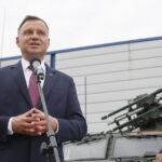 Spotkanie prezydenta RP, Andrzeja Dudy z parlamentarzystami i dziennikarzami w Targach Kielce. Na zdjęciu: Andrzej Duda - prezydent RP / Marzena Mąkosa / Radio Kielce