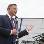 Spotkanie prezydenta RP, Andrzeja Dudy z parlamentarzystami i dziennikarzami w Targach Kielce. Na zdjęciu: Andrzej Duda - prezydent RP / Marzena Mąkosa / Radio Kielce