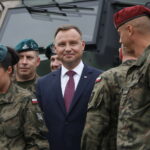 Spotkanie prezydenta RP, Andrzeja Dudy z parlamentarzystami i dziennikarzami w Targach Kielce. Na zdjęciu: Andrzej Duda - prezydent RP / Marzena Mąkosa / Radio Kielce