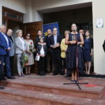 Promocja książki Edwarda Kusztala. Przemawia Magdalena Kusztal - córka artysty, dyrektor Kieleckiego Centrum Kultury / Marzena Mąkosa / Radio Kielce